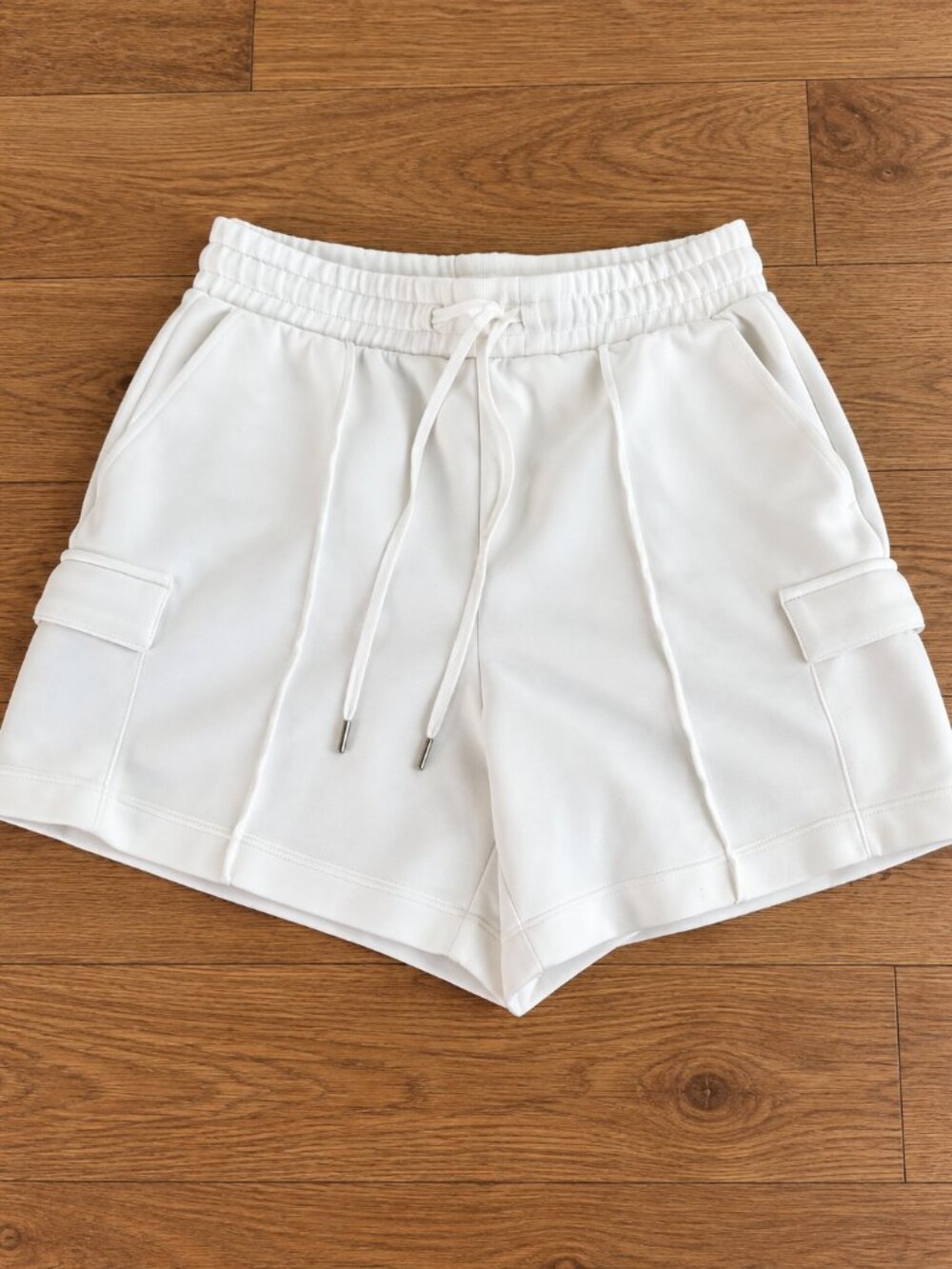 CALIA White Athletic Cargo Shorts Size Small